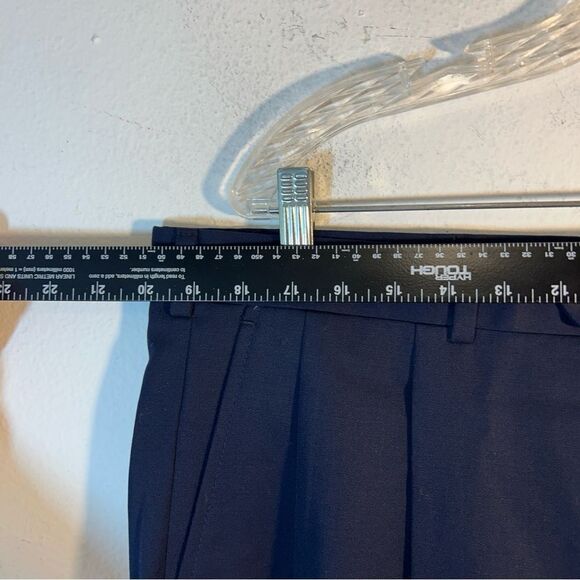 BURBERRY MENS DRESS PANTS 40 LONG BLUE NEW capsule business slacks VTG DEADSTOCK - Picture 11 of 16